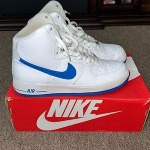 hi top Air force Ones no straps